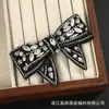 Accesorios de Lazo con Pedrería de Lujo Ligero, Parches Pequeños de Lazo Estilo Chanel, Pinzas para el Cabello, Materiales para Manualidades de Zapatos y Bolsos al por Mayor