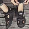 Zapatos de vadeo para hombre nuevos transfronterizos, Zuecos, Zapatos de playa antideslizantes y resistentes al desgaste, Ropa exterior de verano, Zapatos huecos de punta abierta Venta al por mayor