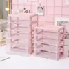 Organizador de mesa novo modelo para material de escritório e cosméticos, organizador multi-camadas retrátil para itens diversos, caixa de armazenamento de mesa