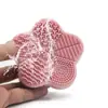 Nuevo Almohadilla Limpiadora de Brochas de Maquillaje de Silicona con Forma de Estrella Herramientas de Belleza de Silicona con Esponja Caja Limpiadora de Herramientas de Belleza