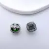 Cuentas Espaciadoras Redondas con Forma de Abeja de Múltiples Agujeros Chapadas en Oro con Circonita Microincrustada para Pulseras y Collares Hechos a Mano para Bricolaje Materiales para Beadwork Accesorios