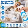 KineShineX Spray Removedor de Olores para Mascotas del Hogar Seguro para Múltiples Superficies Eliminación de Manchas de Orina de Mascotas y Freshener