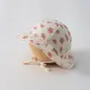 Chapéu de Bebê Estilo Fino Primavera e Verão Chapéu de Pescador para Meninas, Chapéu de Proteção Solar com Acabamento de Renda para Bebês