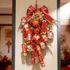 Decoraciones Colgantes de Hilo de Caqui para Puerta de Entrada de Año Nuevo, Suministros de Decoración de Ambiente para el Año Nuevo Chino del Caballo al por Mayor