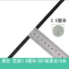 Banda Elástica Gruesa Negra y Blanca Más Vendida del Fabricante para Ajustar el Tamaño de la Ropa y Cinturas de Pantalones, Cordón Elástico de Alta Calidad