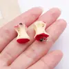 Accesorios de Frutas de Simulación de Resina Limón Tridimensional Uvas Fresas Manzanas Accesorios para Joyería Colgantes para Manualidades Collares Colgantes