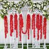 Techo de Salón de Bodas Flor Artificial Nieve Ratán Nieve Sala de Estar Boda Flor de Seda t Escenario Guía de Camino Decoración Fábrica de Flores Artificiales Venta al por Mayor