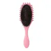 Peine Popular Bounce Curl Defining Styling, Peine Meridian para Masaje del Cuero Cabelludo, Peine Hueco Alisador, Peine Esponjoso para Corona Alta