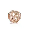 Joyería Huiyue nuevo oro rosa hueco Cadena Galaxia DIY pulsera de punto hueco con diamantes pulsera con cuentas al por mayor