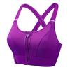 Nuevo sujetador deportivo con cremallera frontal ajustable, a prueba de golpes, sin aros de acero, ropa interior deportiva para yoga y belleza para mujer.