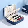 Caja de Joyería de Viaje Portátil Transfronteriza Almacenamiento Aretes Aretes Anillo Collar Caja de Almacenamiento Gran Capacidad Multicapa Hogar