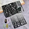 Suministro Transfronterizo de Juegos de Placas de Estampado para Uñas, Plantillas DIY de Transferencia para Uñas, Venta al por Mayor de Fabricantes