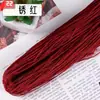 Hilo de seda de hielo hueco de 1 mm de grosor para sombreros de ganchillo frescos de verano, bolsos, zapatos, cojines, pantuflas, hilo brillante para tejer a mano