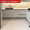 Pisos Pequenos Azulejados com Esmalte Esculpido Fosco 400*400 Cozinha Banheiro Banheiro Antiderrapante Cinza Azulejos Retro Azulejos Cerâmicos