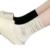 Meias Femininas de Seda Gelada para o Verão, Finas, Respiráveis, Instantaneamente Refrescantes, Antiderrapantes, Antiodor, Anti-Puxões