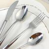 Vajilla al por mayor de Acero Inoxidable 304 de Alta Gama para Restaurante Hotel Estilo Occidental Logotipo Personalizado Hogar Cuchillo y Tenedor para Bistec de Alto Valor