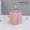 Frasco de Álcool em Gel para Hotel Frasco Vazio Frasco de Sabonete Mármore Frasco Refil Tipo Pump Frasco de Loção Gel de Banho Conjunto