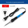 Ferro de soldar elétrico com controle de temperatura para uso doméstico, 60W, caneta de solda, calibre americano, 110V, kit de ferramentas Luo para atacado.