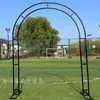 Novo Arco de Casamento Ferro Arte Fundo Curvo Suporte de Flores Decoração de Casamento ao Ar Livre Suporte de Arco de Flores Adereço