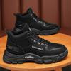 Zapatos de primavera para hombre, nuevas botas Martin, zapatos de trabajo de caña alta antideslizantes con plataforma a juego, zapatos de protección laboral para hombre, zapatos de moda