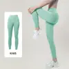 Procesamiento Personalización/Prueba de Dibujo/OEM/Logotipo Impreso Pantalones de Yoga Melocotón para Mujer Running Fitness Deportes Mallas