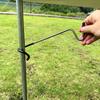 Gancho de lâmpada a vapor multifuncional multiestilo para exterior, aço inoxidável espessado e ousado, suporte de lâmpada de acampamento bidirecional