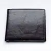 1160 Cartera de Cuero Genuino para Hombre, Piel de Vaca de Primera Capa, Múltiples Ranuras para Tarjetas, Ranuras para Tarjetas con 80% de Descuento, Billetera para Monedas, Moderna, Transfronteriza, Envío Gratis