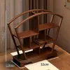 Estante de Almacenamiento para Tazas de Té de Escritorio, Estante de Exhibición Multicapa para Uso Doméstico, Pequeña Decoración de Mesa de Té Estilo Chino, Estante de Almacenamiento para Juegos de Té