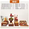 Mesa de Hotel Estilo Chino para Buffet Exhibidor para Descanso del Té Estante de Exhibición de Madera para Comida Fría Sushi Tienda Estante de Exhibición para Pasteles Postres Bandeja
