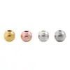 Cuentas Chapadas en Oro de 14K que Conservan el Color, Cuentas de Transferencia, Cuentas Pequeñas de Oro, Superficie Lisa Sólida, Accesorios de Cuentas Hechos a Mano para Joyería DIY, Cuentas Sueltas