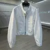 Nueva Chaqueta Casual de Manga Larga Corta para Mujer Otoño/Invierno 2026, Corte Holgado, Versátil, Adelgazante, Chaqueta con Cuello Alto A13701