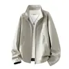 Chaqueta Sida Lite Otoño/Invierno Cuello Alto Forro Polar Softshell Impermeable para Hombre Ropa Exterior Casual Ropa Superior Holgada para Mujer