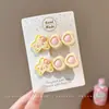 Pinza para el Cabello de Flor en Color de Contraste para Mujer 2026 Nuevo Estilo Pinza Lateral Exquisita de Gama Alta para Flequillo y Accesorios para el Cabello