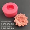 Cauda de Flor Forma de Flor Rosa Desabrochando Molde de Silicone DIY Artesanal Forma de Bolo Dobrável Molde de Resina para Colagem