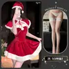 Lencería Sexy Capa Navideña Suave Traje Atmósfera de Chica Dulce Chica Dulce Falda de Pastel de Crema Qqny