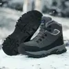 Nuevos zapatos casuales para hombre para exteriores de otoño e invierno, antideslizantes, cómodos para senderismo y montañismo, de caña alta, disponibles en tallas grandes, venta al por mayor para ventas transfronterizas, y cálidos