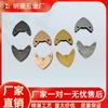Herrajes para bolsos de mano, equipaje, accesorios, aleación, esquina triangular, clip de cola, metal, cola de cremallera