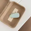 Pinza para el pelo fresca de estilo coreano a cuadros con forma de gota de agua, Pinza lateral a cuadros femenina, Pasador versátil para flequillo, Pinza lateral estilo universitario