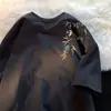 Camiseta Masculina de Manga Curta Tendência Retrô Estilo Japonês Versátil Nova Coleção Primavera/Verão 2024 Simples Oversized Gola Redonda Manga Meia