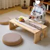 Almofada Futon Japonesa para Casa Tatami Varanda Redonda Espessa Assento de Janela de Canto para Adoração a Buda Tapete de Meditação