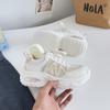 Tênis Dad de Malha Sapatos de Treino Moral Femininos Respiráveis com Aumento de Altura Sapatos Esportivos 2025 Sapatos para Meninas Xy-A600