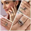 Nuevo anillo del fabricante original de Cao Shi: Anillo de corona para mujer estilo palacio de lujo ligero, accesorios de nicho europeos y americanos al por mayor