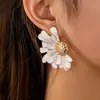 Brincos de Liga Esmaltada para E-commerce Transfronteiriço Moda Europeia e Americana Tendência Brincos Florais Brincos Pontos de Flor Fresca Simples Joias