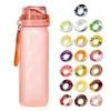 Copo d'água divertido 1000ml, alto valor estético, tampa pop-up criativa, copo d'água com canudo, 0 açúcar, 0 calorias, sabor frutado, estoque de fábrica disponível