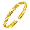 Pulsera Qiankun trenzada galvanizada al vacío, chapada en oro, amuleto de oro arena, moda, arena flash, pulsera brillante, venta al por mayor de pulseras