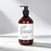 Artículos de Tocador Serie Té Blanco Botella Grande Portátil Champú y Gel de Ducha para Hoteles y Casas de Huéspedes