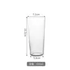 Copo de Vidro Transparente Fino para Uso Doméstico, Copo de Leite, Copo Simples para Bebidas Frias na Sala de Estar, Copo de Suco e Cerveja