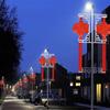 Nuevas Luces LED de Estilo Chino, Luces Decorativas para Exteriores, Farolas Luminosas Impermeables con Nudo Chino, Luces de Paisaje para Ingeniería de Iluminación Vial