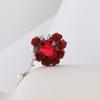 Indústria pesada Nepal coroa Diamond Ball em forma de coração rosa artesanal argila macia buraco reto contas transmissão ao vivo Bens de alta qualidade DIY contas soltas