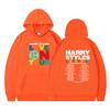 Suéter holgado informal de terciopelo con capucha, ropa de pareja con estampado de HARRY STYLES para hombre y mujer, 2023